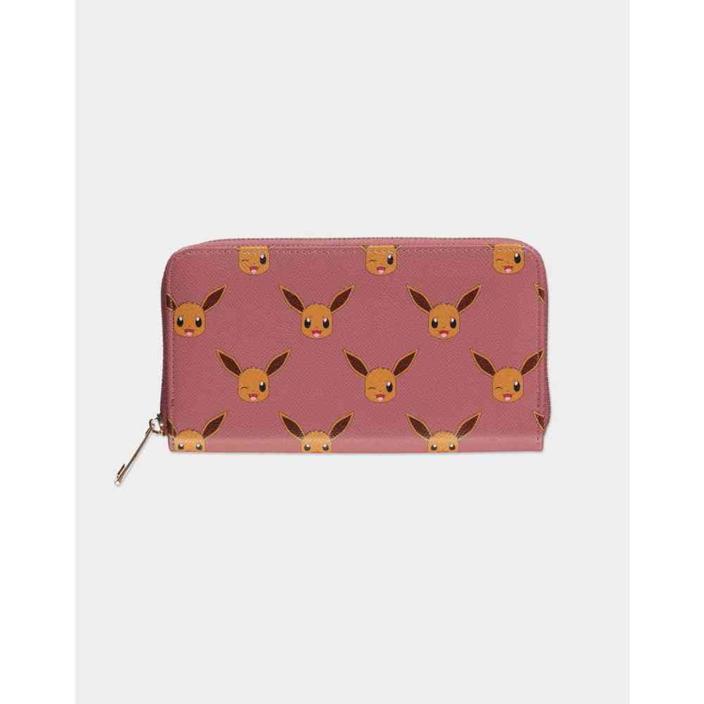 Pokémon - Eevee All Over Print Portefeuille Femme - Rose